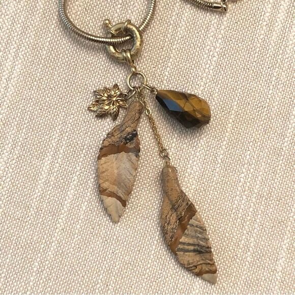 Napier | Natural Charm Cluster Necklace | 24” Length - Picture 2 of 4